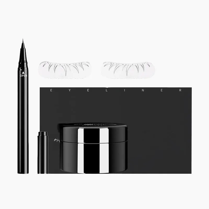 2-in-1 Waterproof & Quick Drying Lower Lash Stamp With Ultra Fine Eyeliner Pencil