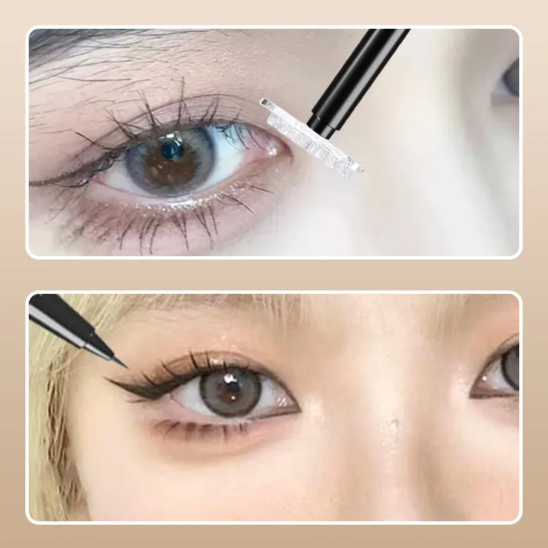 2-in-1 Waterproof & Quick Drying Lower Lash Stamp With Ultra Fine Eyeliner Pencil