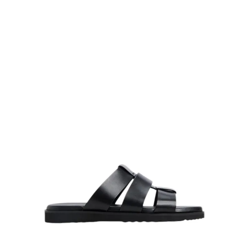 ALDO Light Men's Flat Sandals - Black