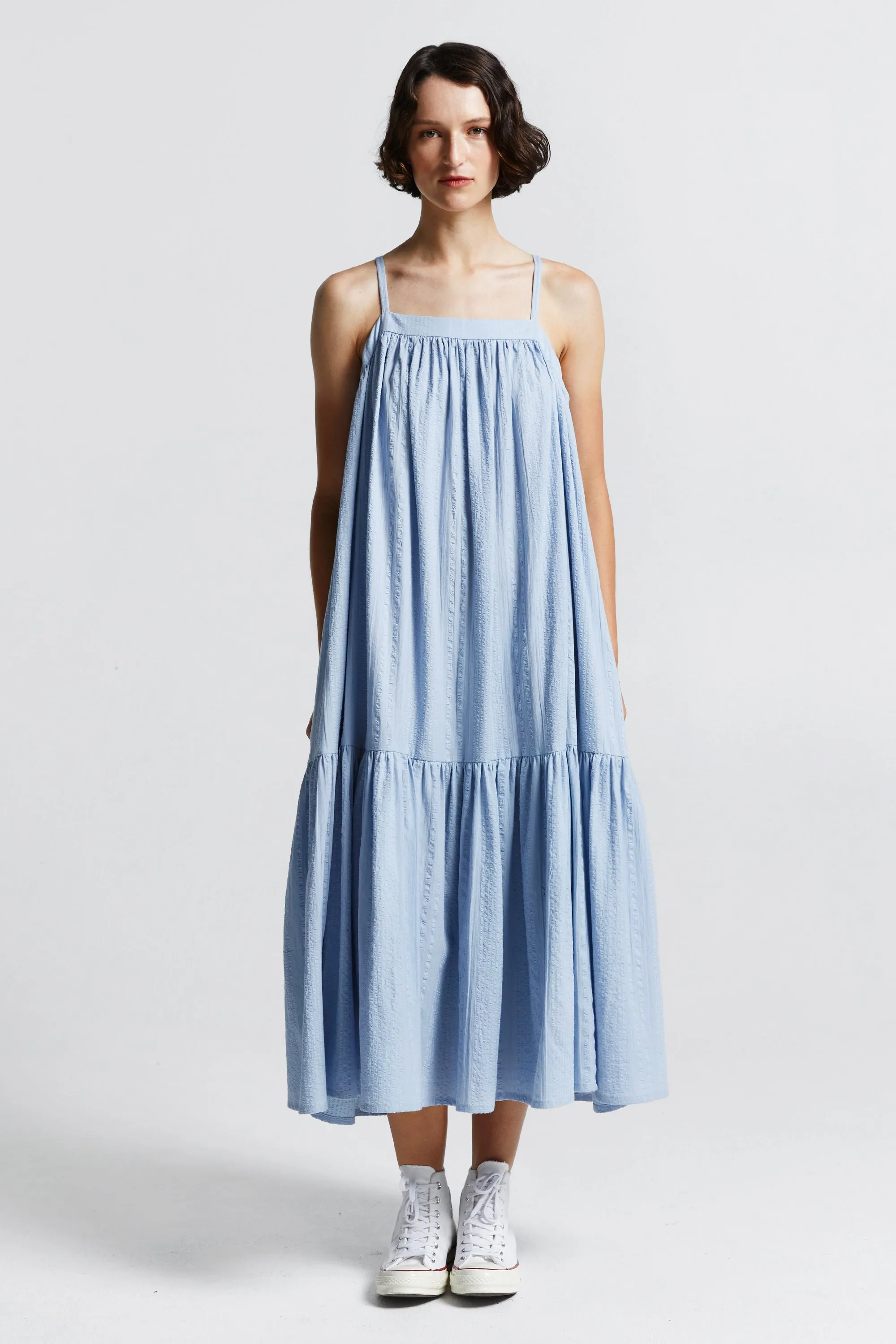 Armeria Organic Cotton Dress - Light Blue