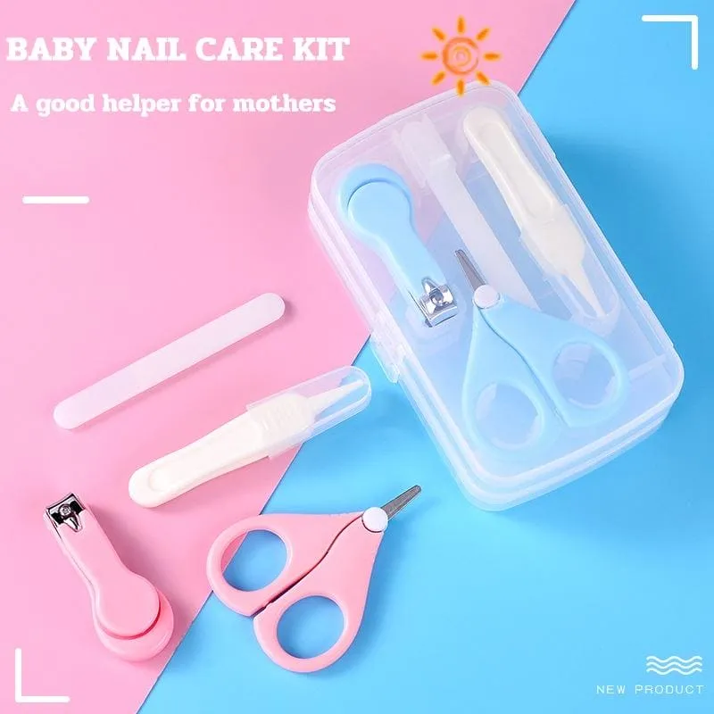 Baby Moo  4 in 1 Grooming Manicure Pedicure Nail Clipper Set - Blue