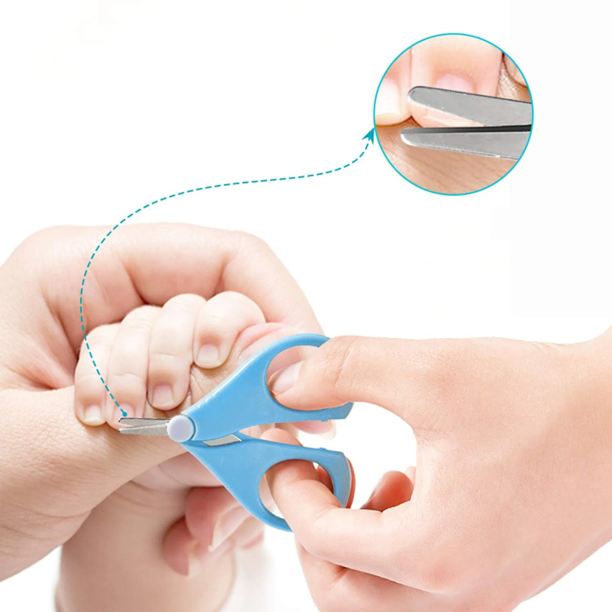 Baby Moo  4 in 1 Grooming Manicure Pedicure Nail Clipper Set - Blue