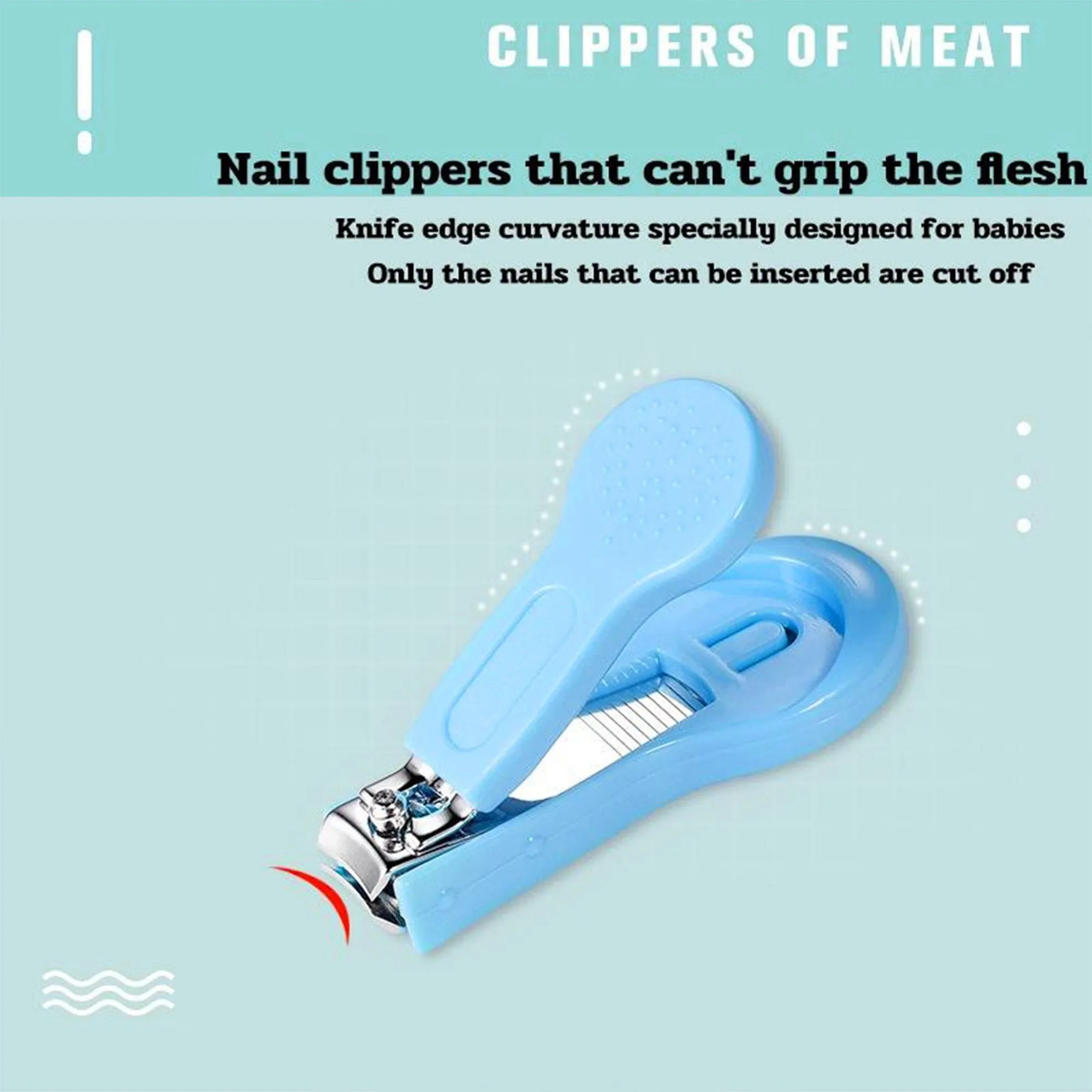 Baby Moo  4 in 1 Grooming Manicure Pedicure Nail Clipper Set - Blue