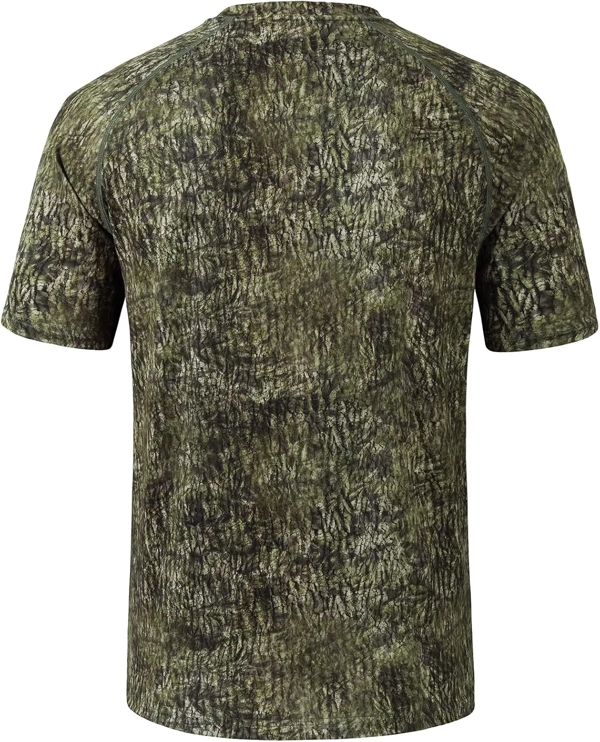 BASSDASH Men's Hunting Sun Shirt UPF 50 Lightweight Camo Performance Long Sleeve Stretch Fishing Hiking Tactical Tees