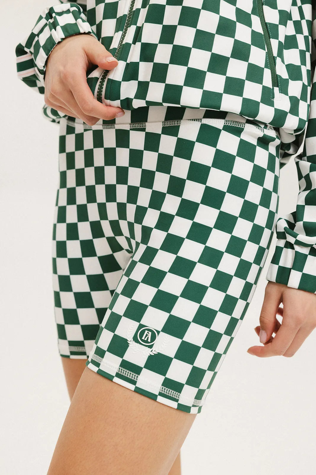 Biddy Shorties - Green/White Checkered