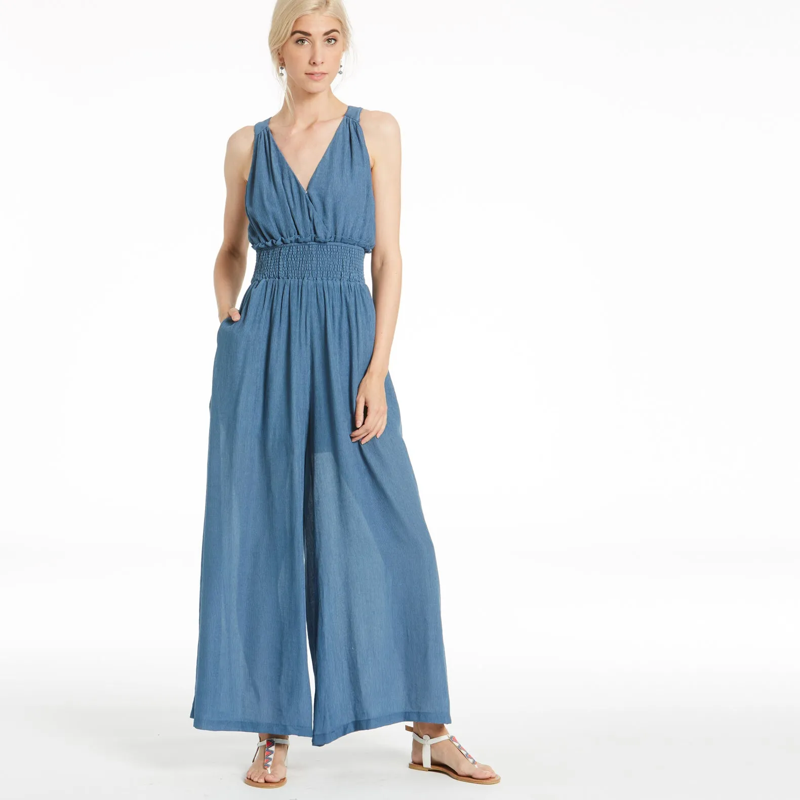 Blue Ocean Breeze Jumpsuit