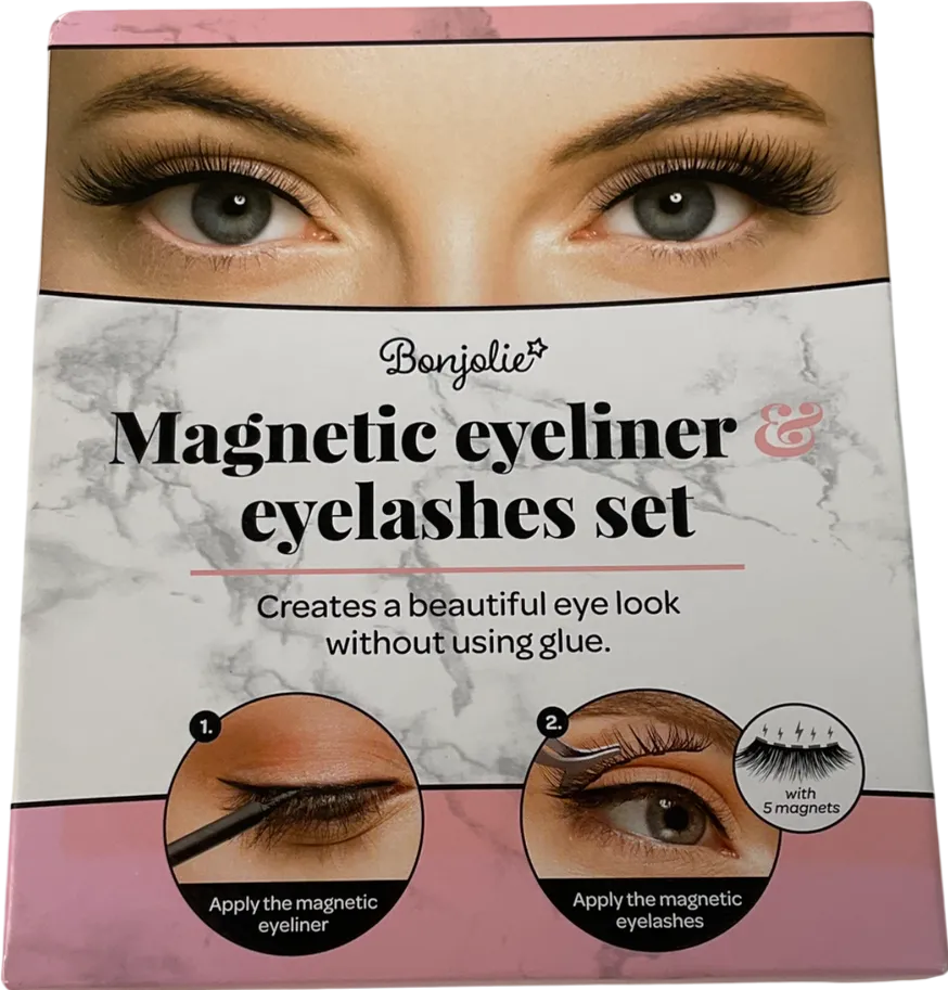 bonjolie Magnetic Eyeliner Eyelashes Set 6ml