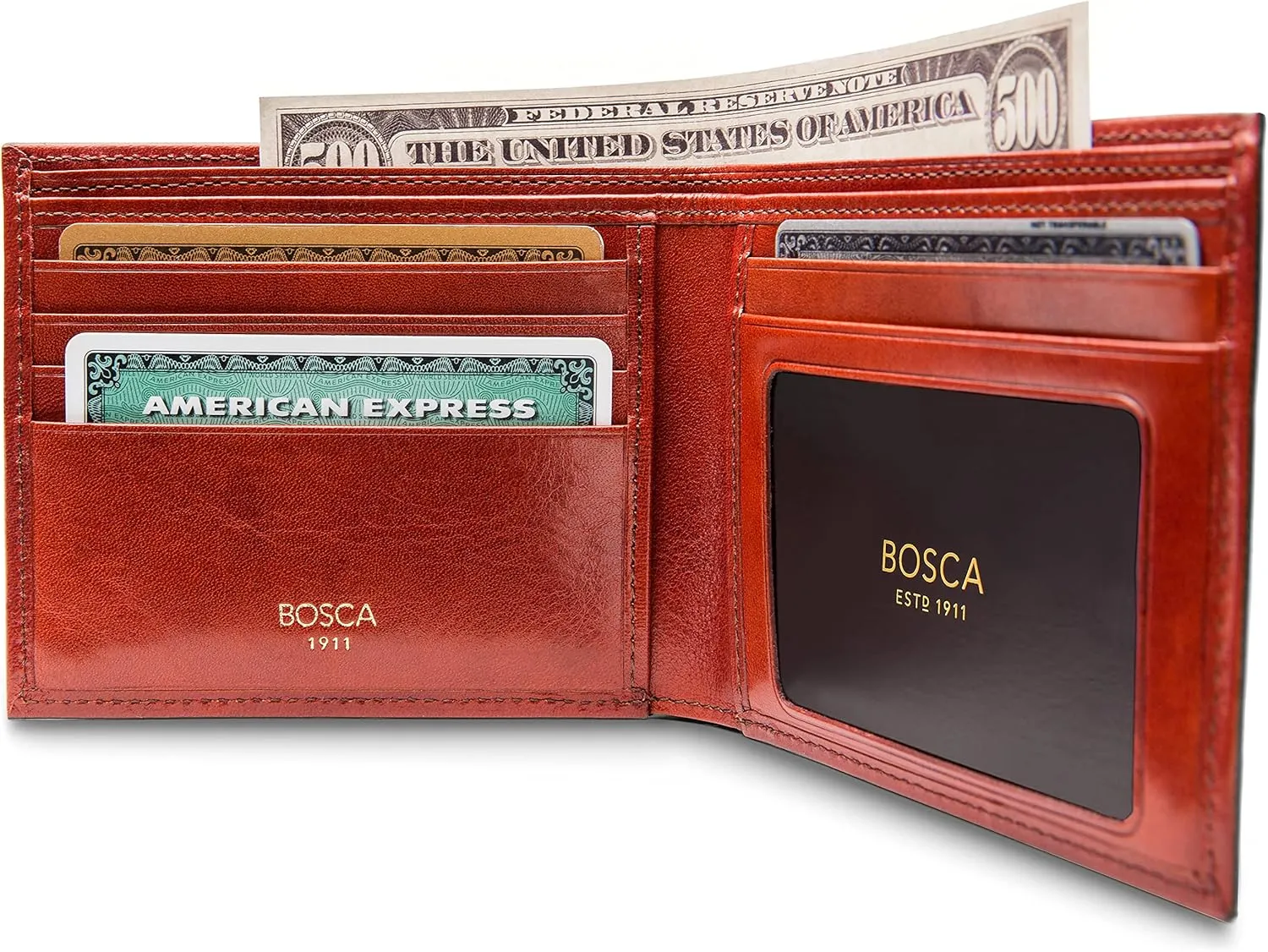 Bosca Men's Executive Wallet in Old Leather - RFID