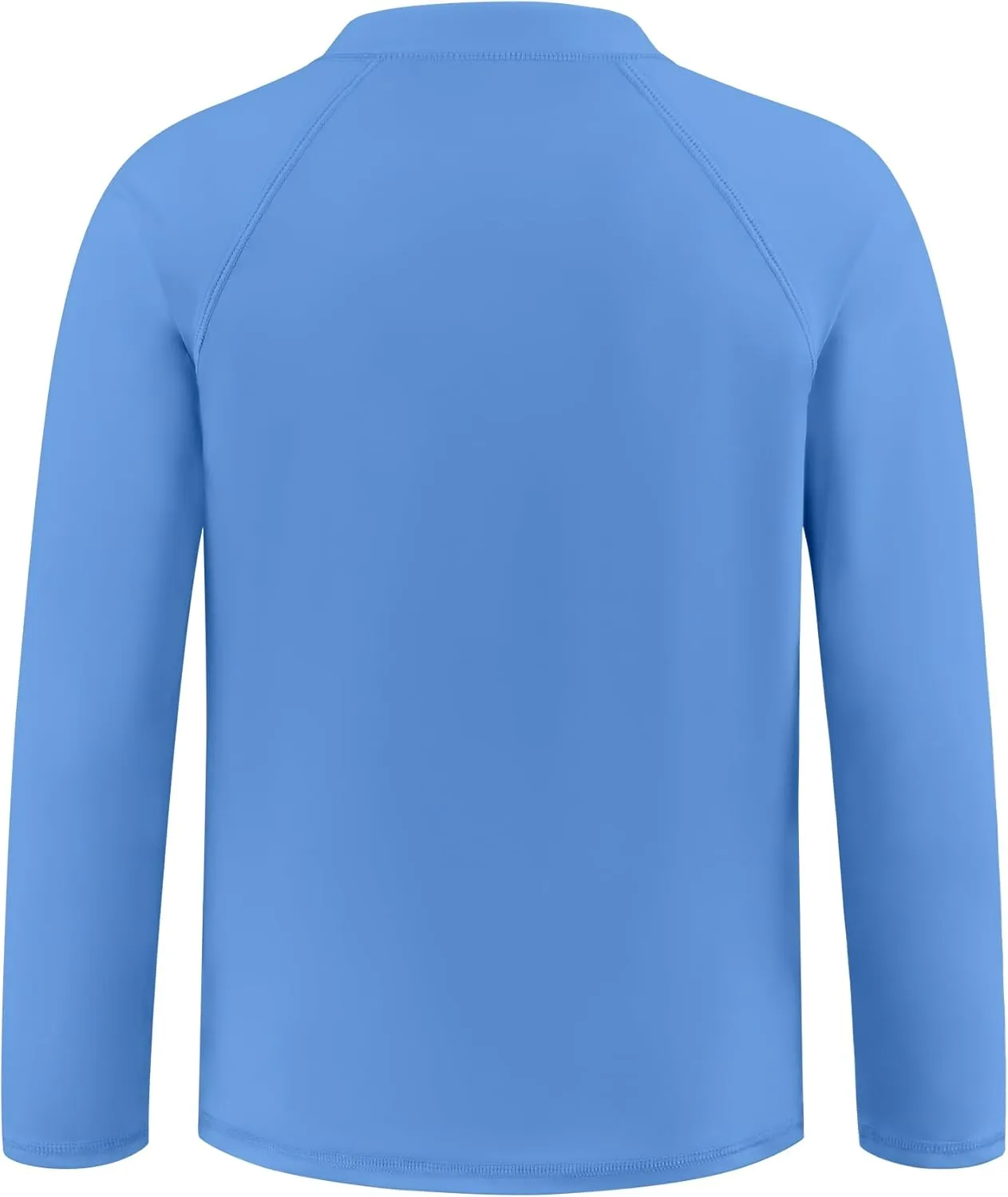 Boys UPF 50  Rash Guard Toddler Zipper Swim Shirts Long Sleeve Zip Up Sun Protection Rashguard Water Beach Shirts Quick Dry