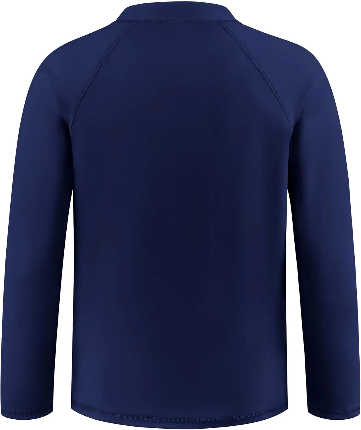 Boys UPF 50  Rash Guard Toddler Zipper Swim Shirts Long Sleeve Zip Up Sun Protection Rashguard Water Beach Shirts Quick Dry