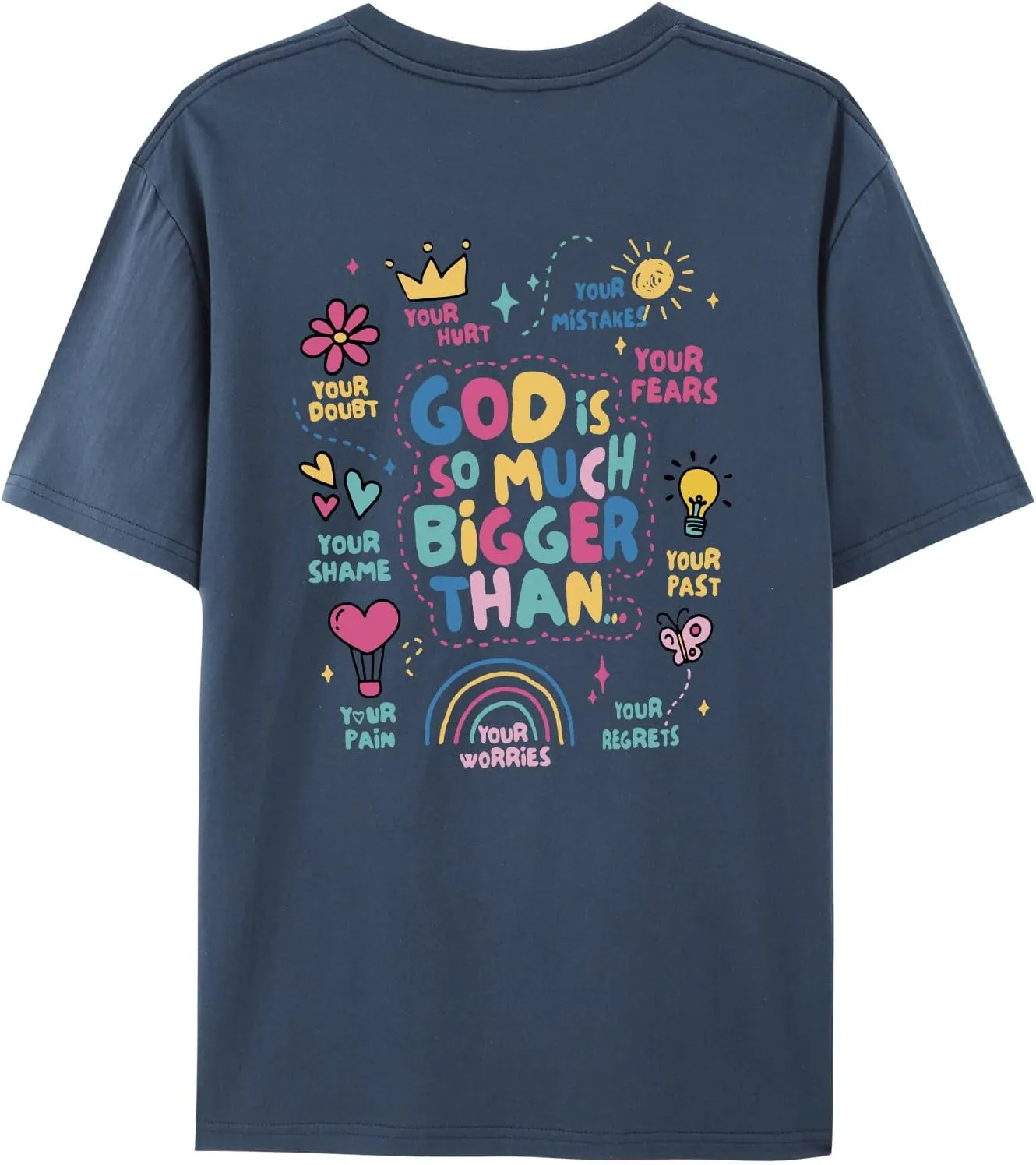 Christian Tshirts for Women Faith T Shirts Jesus God Shirts Religious Gifts Tee Funny Inspirational Graphic Tees Tops