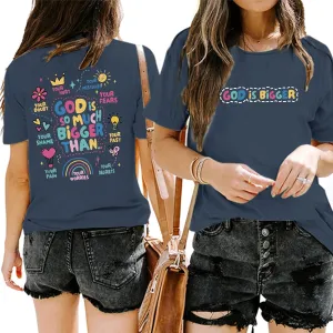 Christian Tshirts for Women Faith T Shirts Jesus God Shirts Religious Gifts Tee Funny Inspirational Graphic Tees Tops