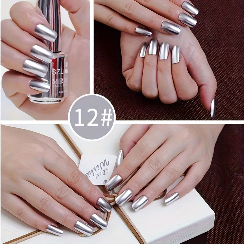 Chrome Mirror Effect Nail Polish for LongLasting Manicures