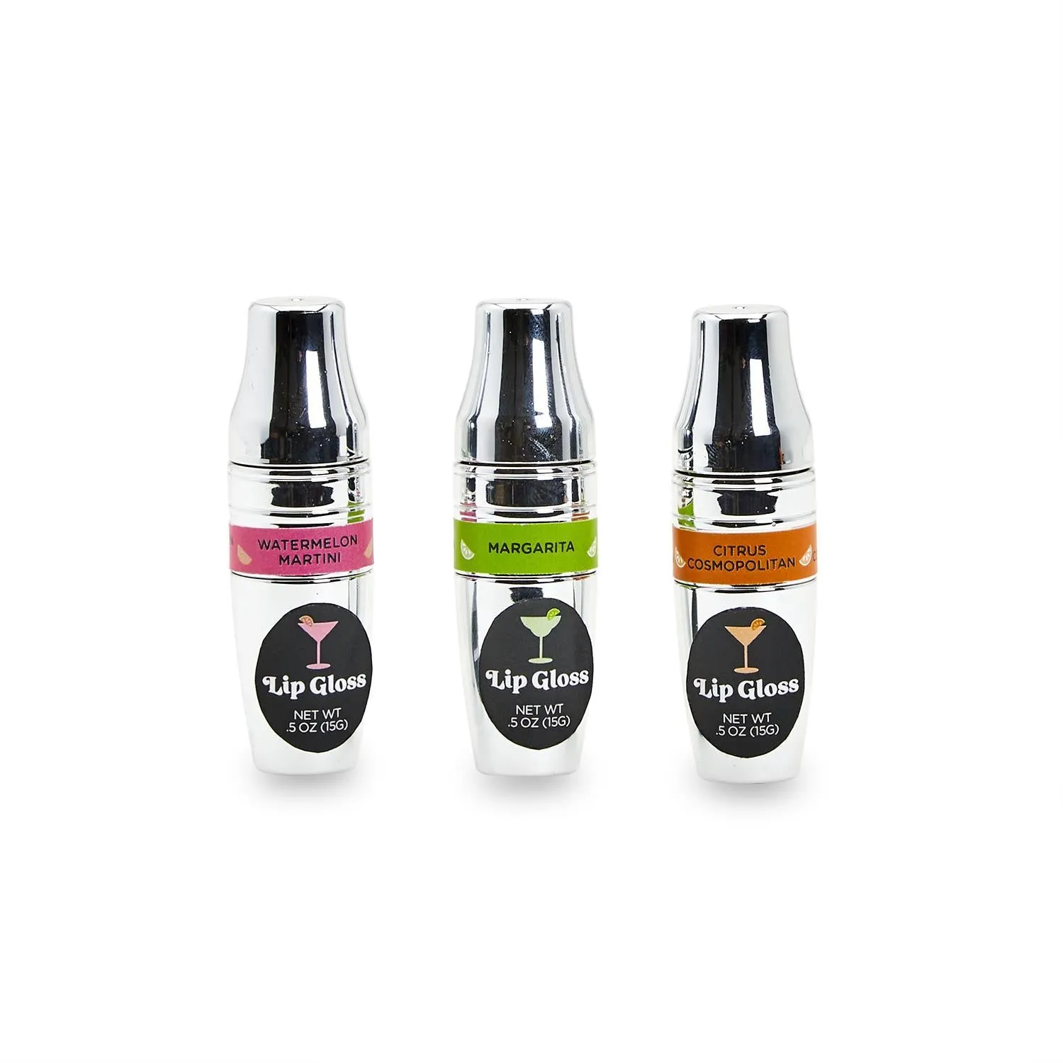Cocktail Shaker Lip-Gloss - three variants