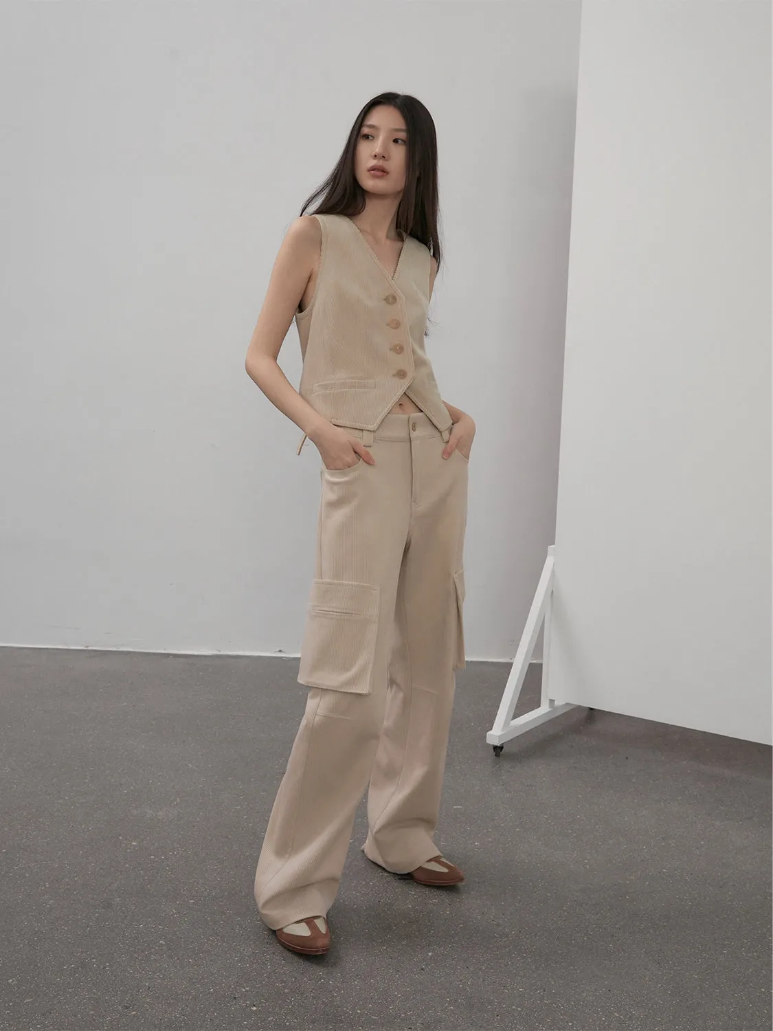 Contemporary Vest & Pants Suit