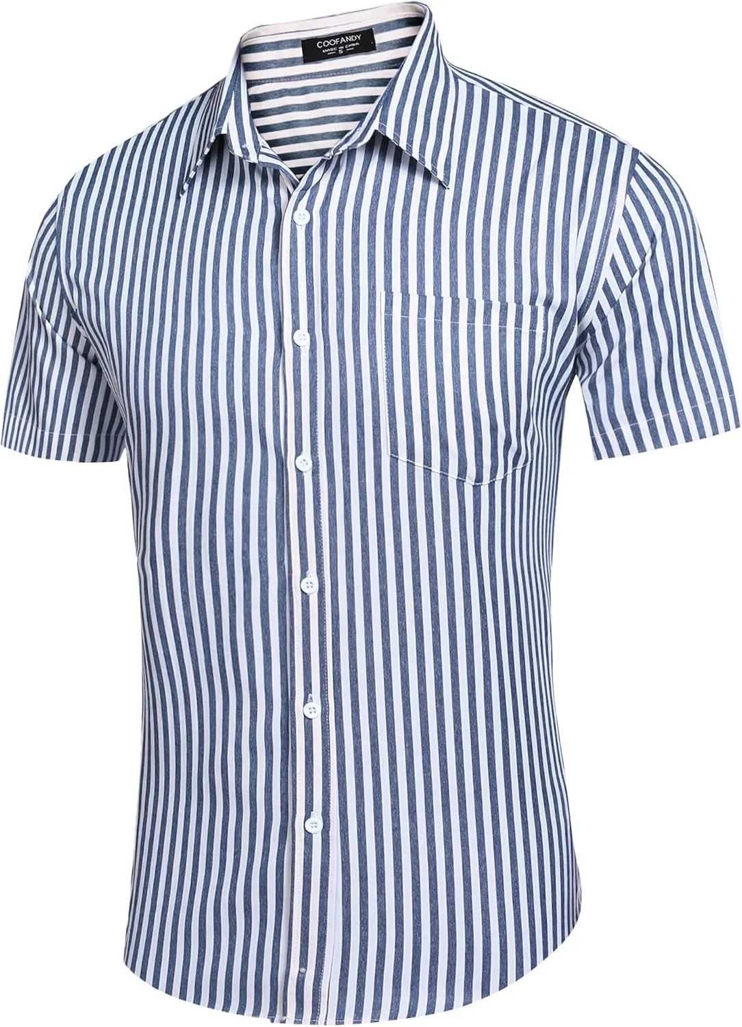 COOFANDY Men's Summer Beach Hawaiian Tropical Shirt Casual Short Sleeve Shirt