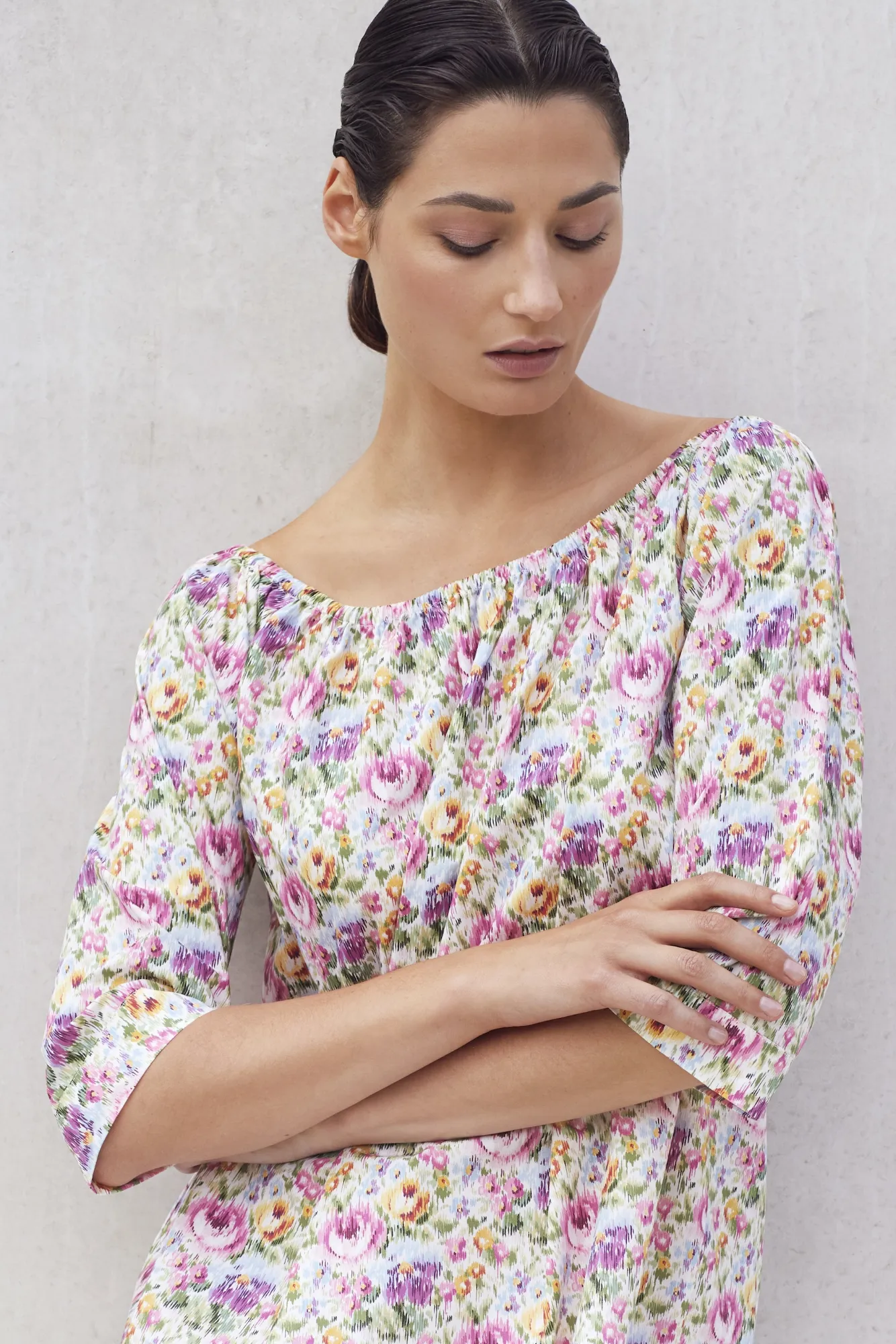 COTTON FLORAL DRESS MAYA
