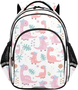 Dinosaurs Leaves Toddler Backpack for Boys Girls 3-8 Kids Backpack for Kindergarten Bookbags for Preschool School Bag for Elementary for tag2 15.3in