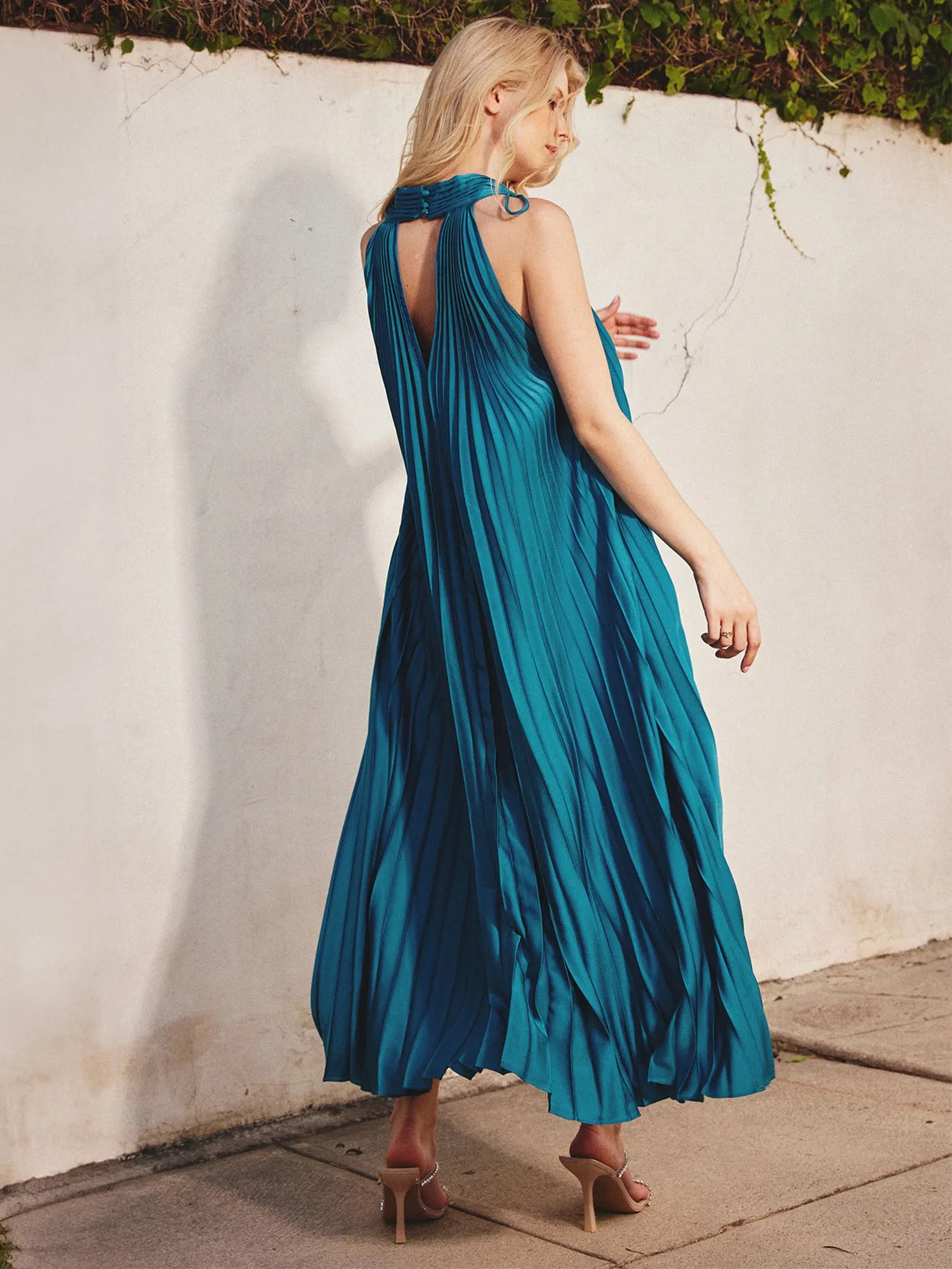 Dress Forum Pleated Shoulder Tie Dress - Brands We Love