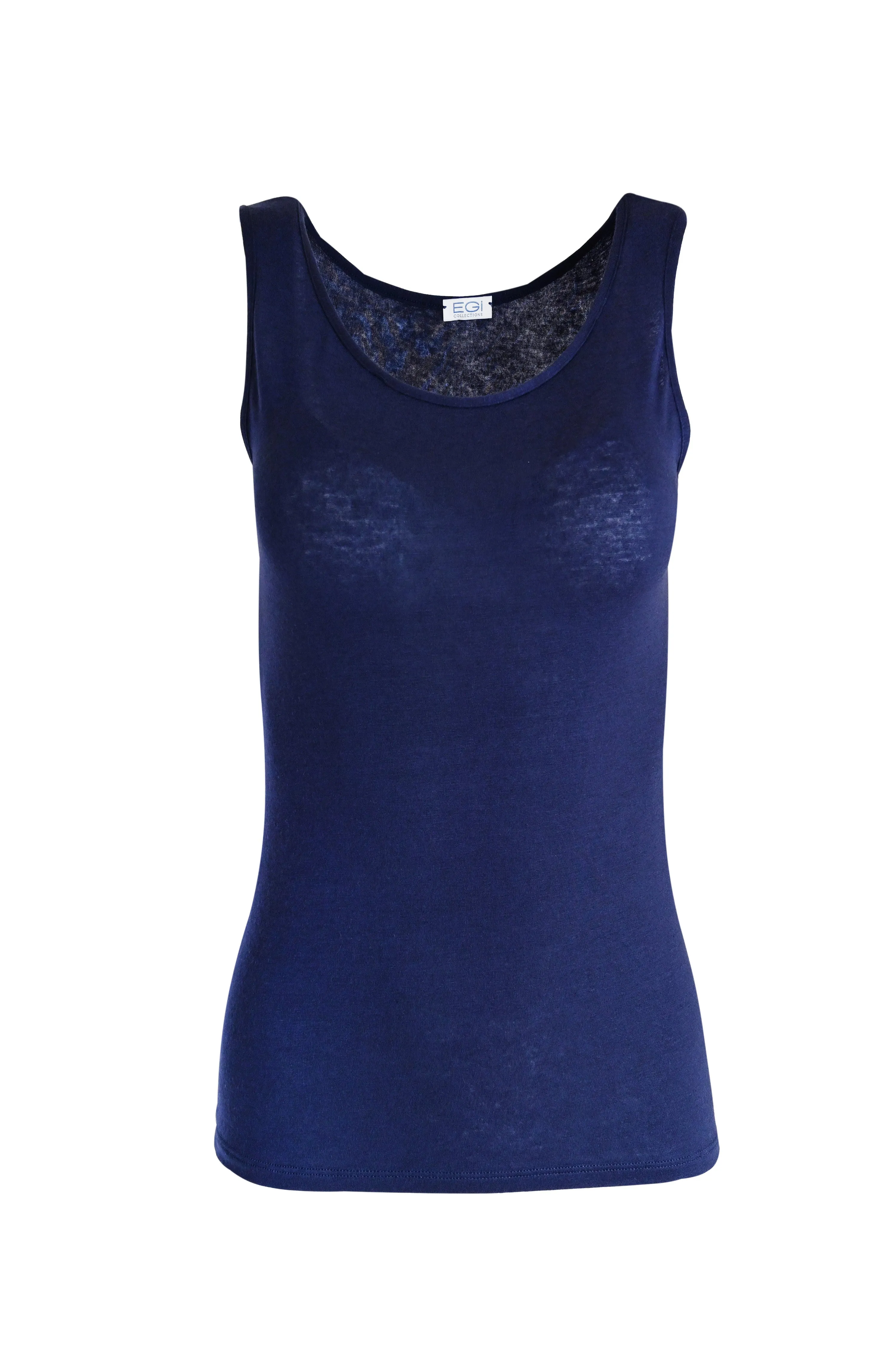 EGI Exclusive Collections Women's Modal Cashmere Blend Tank Top. Proudly Made in Italy.