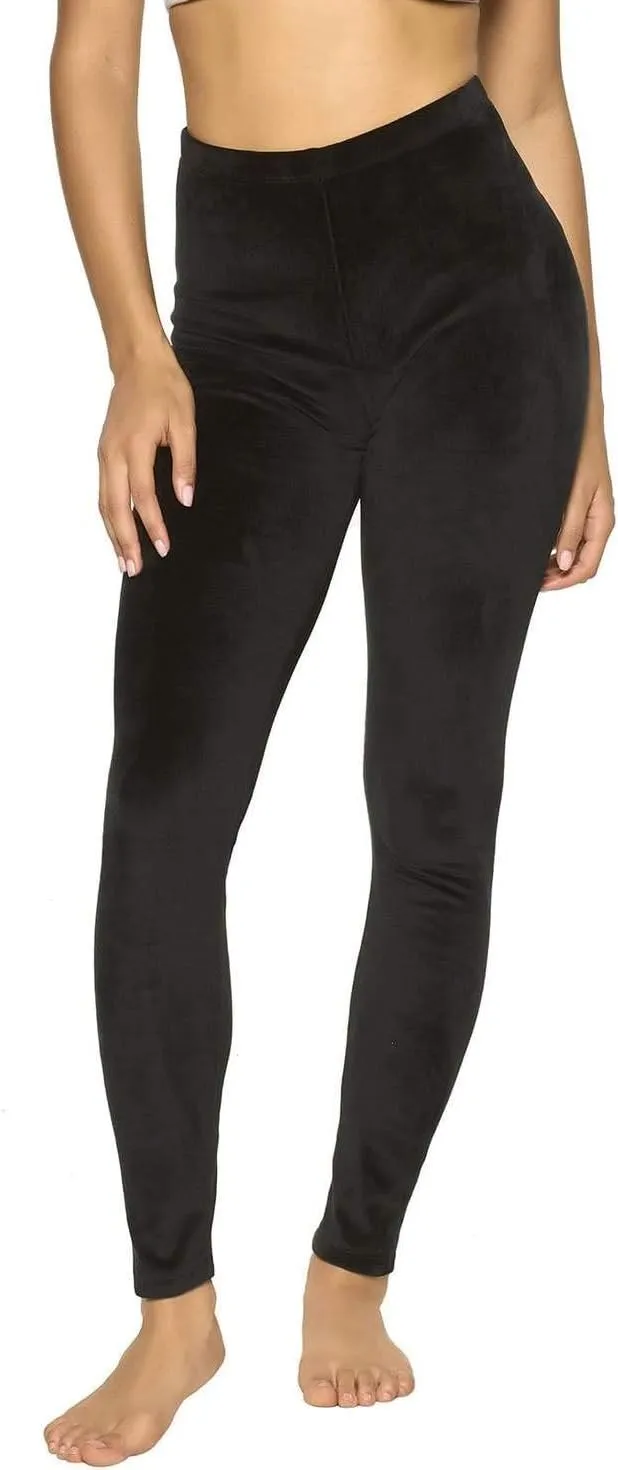 Felina - 2-Ply Velour Leggings for Women - Ultra-Soft and Cozy