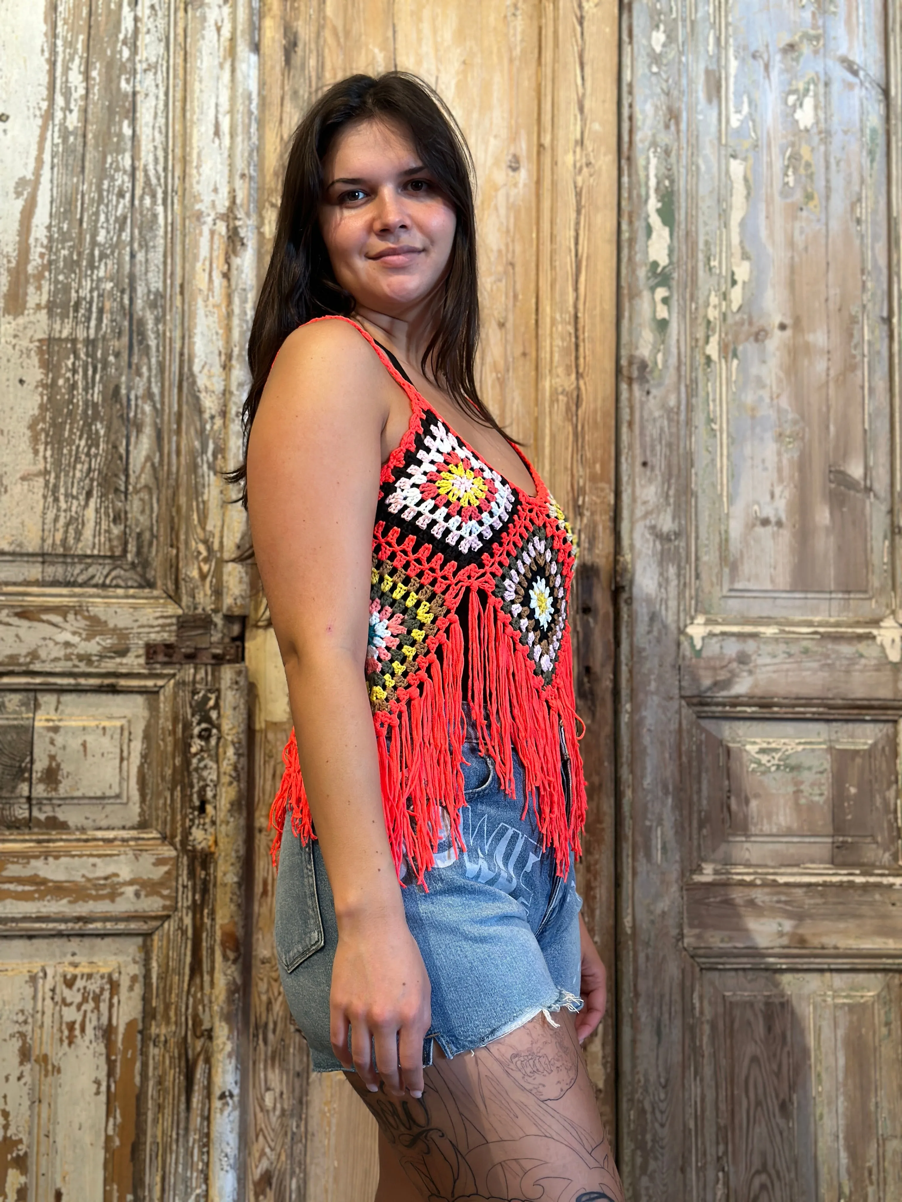 Fringed Crochet Gran