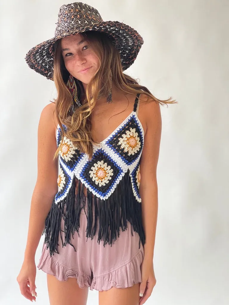 Fringed Crochet Gran