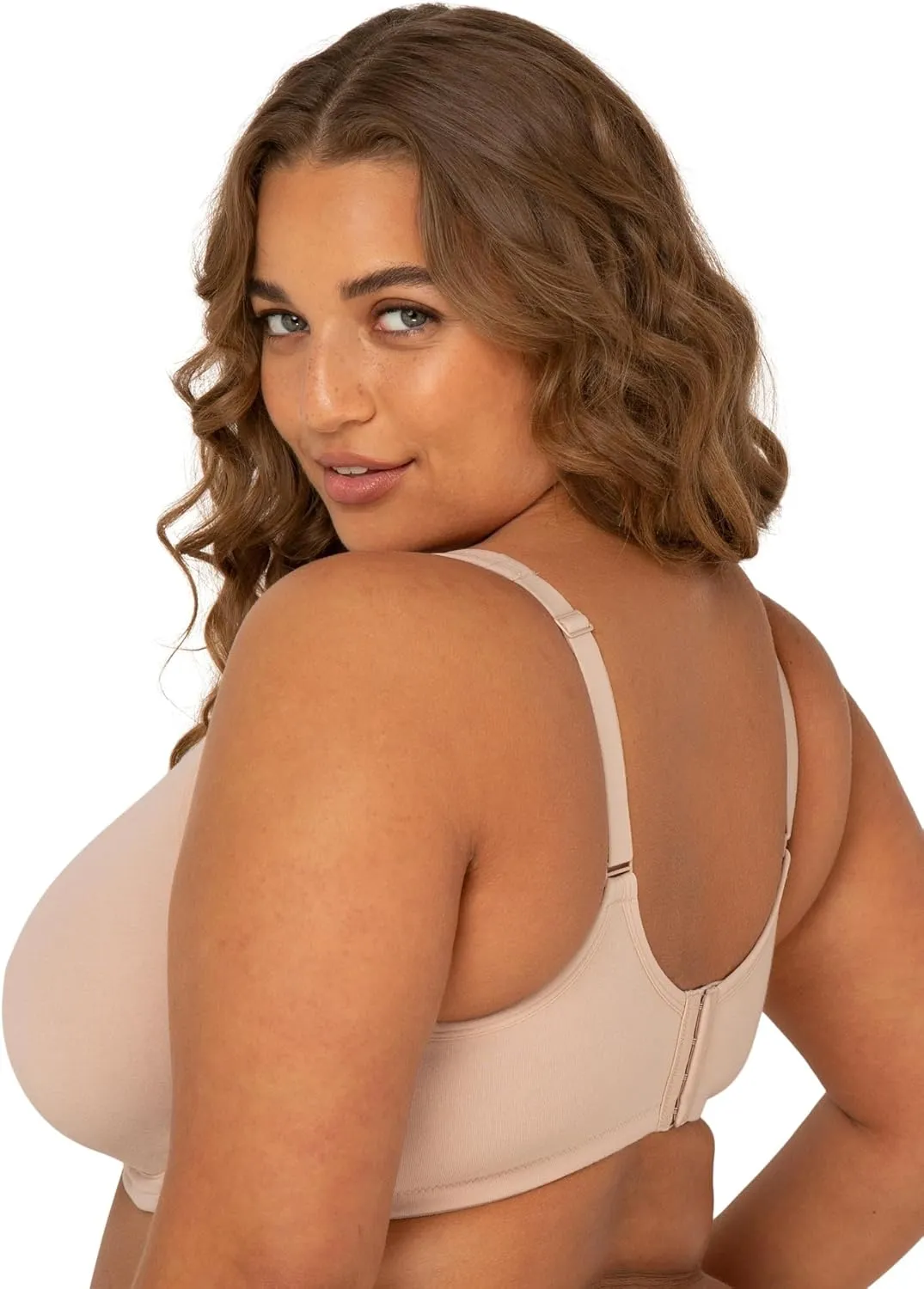 Fruit of the Loom Women's Fit for Me Collection: Plus-Size Wireless Bra - Soft Cotton Comfort & Support