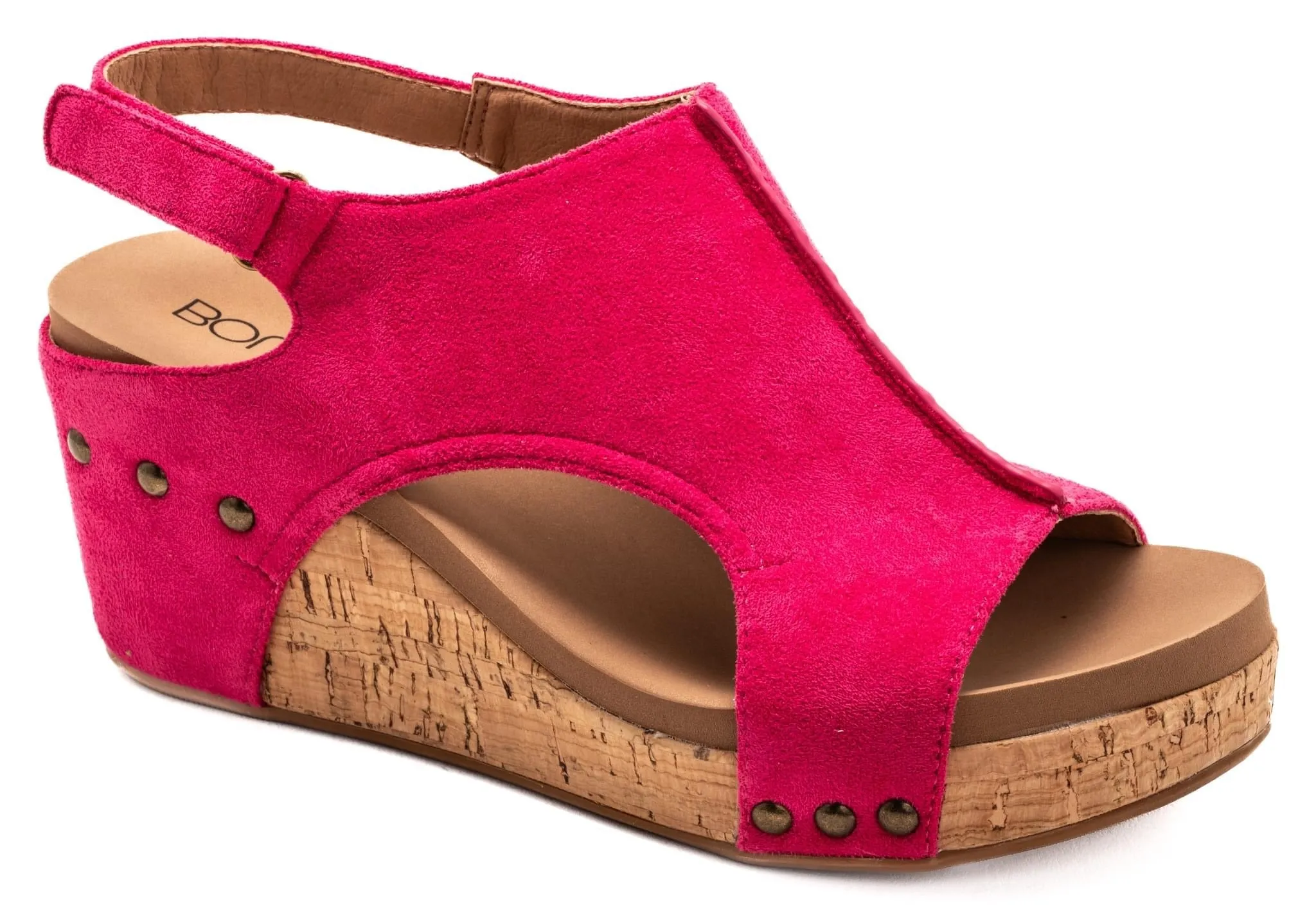 Fuchsia Carly Wedges