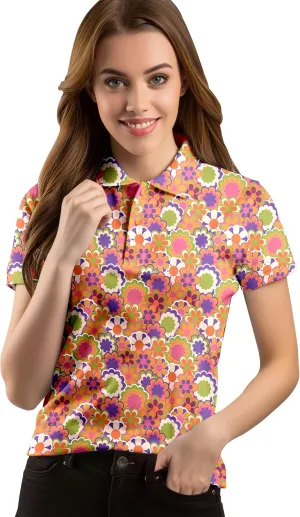 Funny Golf Shirts for Women Short Sleeve Quick Dry Tennis Shirts Athletic Tops for Yoga Tennis