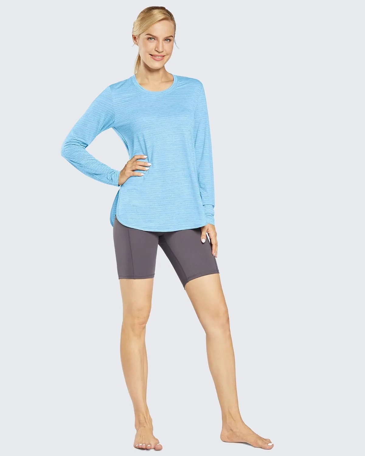 G4Free Women Long Sleeve UV Shirts Quick Dry Moisture Wicking Hiking Shirts Workout Tops for Women
