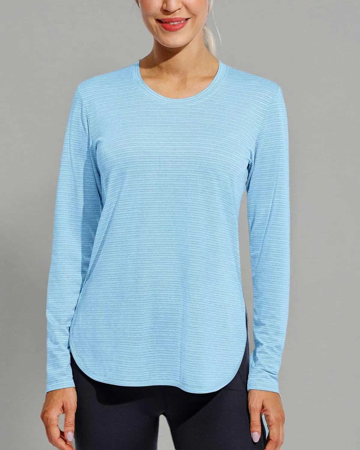 G4Free Women Long Sleeve UV Shirts Quick Dry Moisture Wicking Hiking Shirts Workout Tops for Women