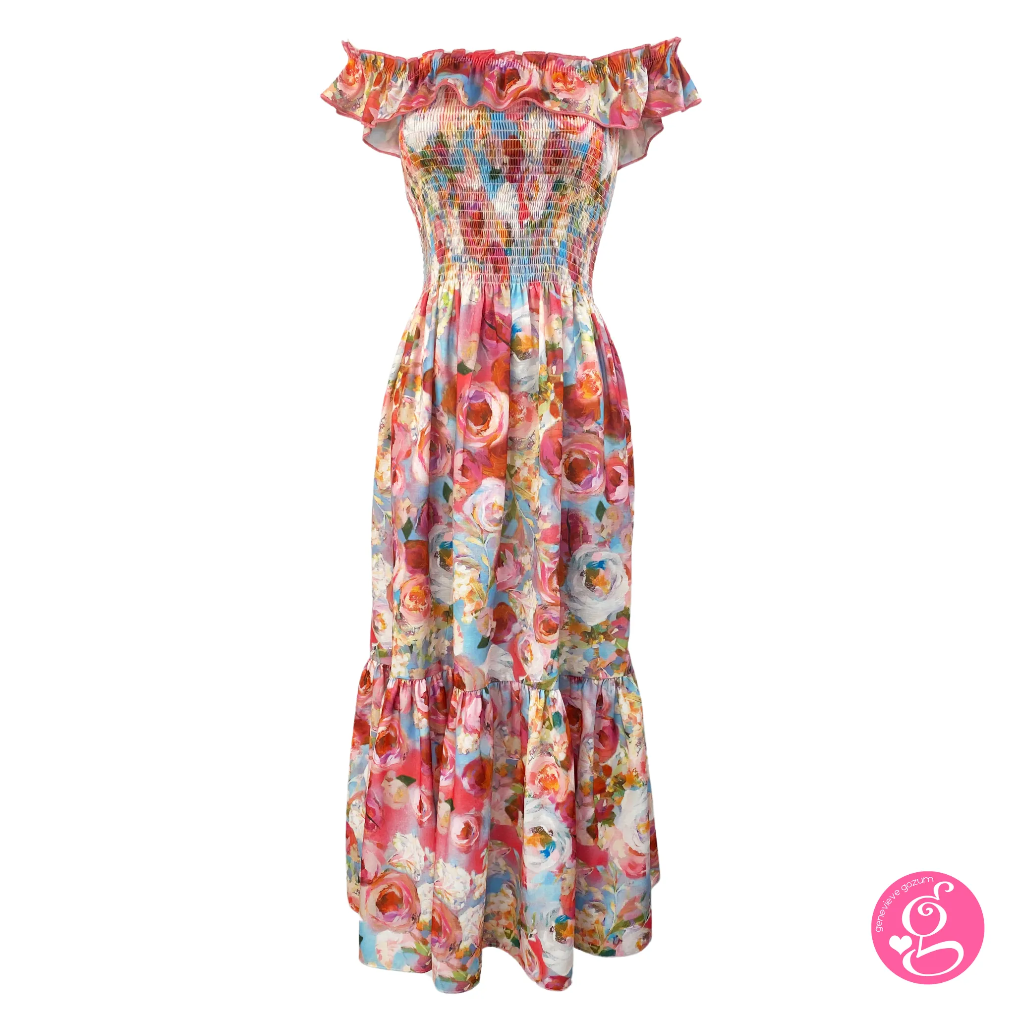 Giselle Sweet Roses Maxi Dress