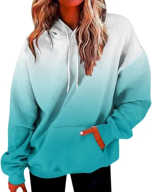 GOFULY Women'S Fashion Hoodies & Sweatshirts Long Sleeve Drawstring Hoodies Western Aztec Print Oversized Fall Tops Clothes