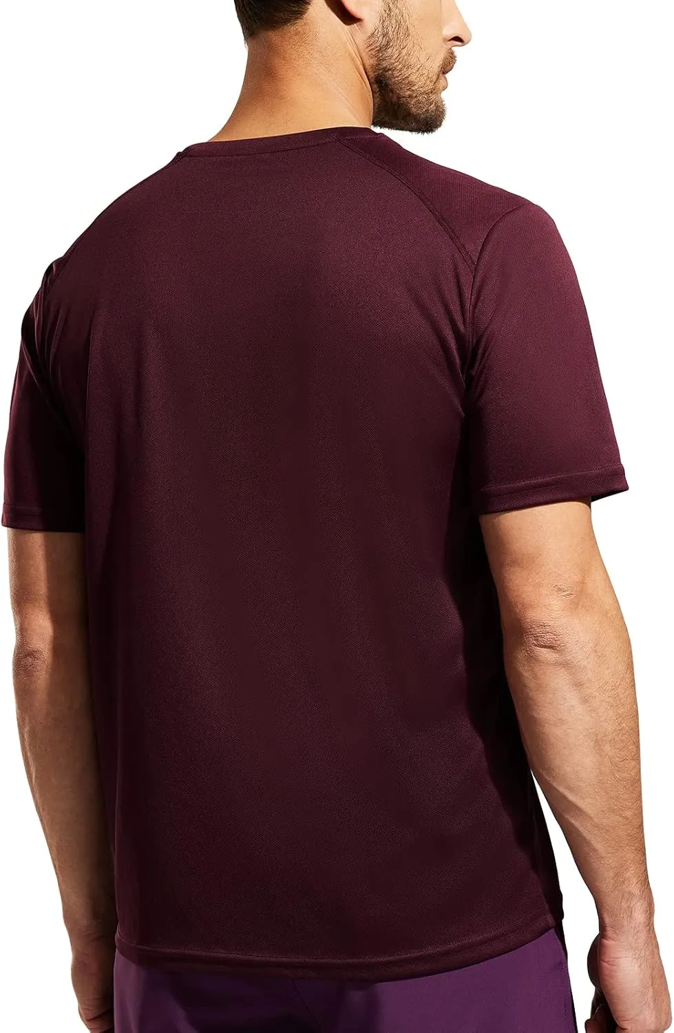 Haimont Men's Dry Fit Athletic Shirts for Running Workout Moisture Wicking Quick Dry Outdoor Short Sleeve T-Shirts