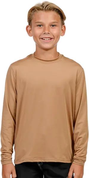 INGEAR Boys' Rash Guard with UPF 50  Sun Protection, Quick-Dry Swim Shirts for Boys, Lightweight and Dry Fit Sizes XS-XL