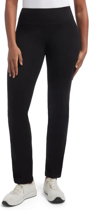 Jockey Women's Active Solid Cotton Jersey Yoga Pants