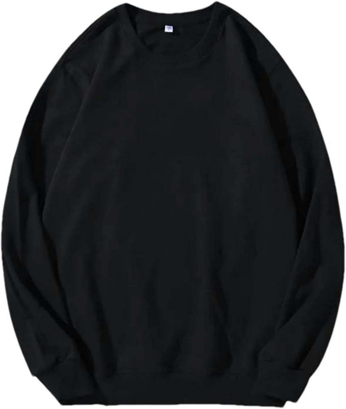 JXQXHCFS Solid Color Men/Women Sweatshirts Autumn Winter Casual Cotton Pullovers Heavyweight Classic Knit Pullover