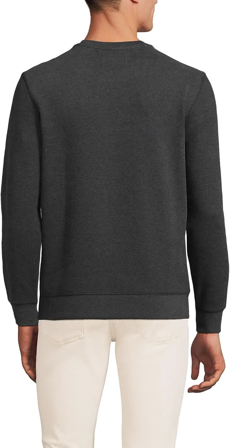 Lands' End Men's Serious Sweats French Terry Crewneck Sweatshirt