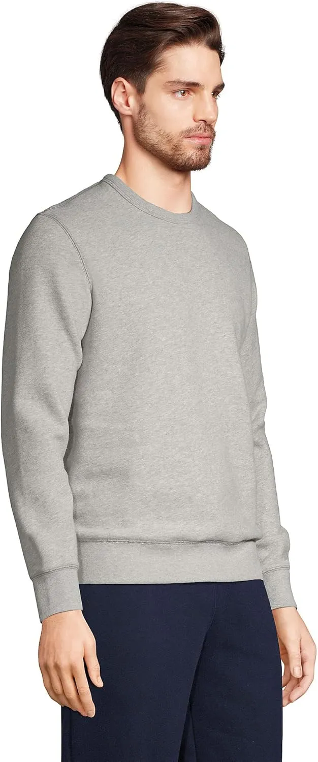 Lands' End Men's Serious Sweats French Terry Crewneck Sweatshirt