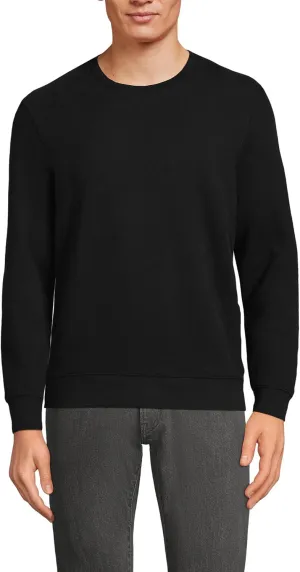 Lands' End Men's Serious Sweats French Terry Crewneck Sweatshirt