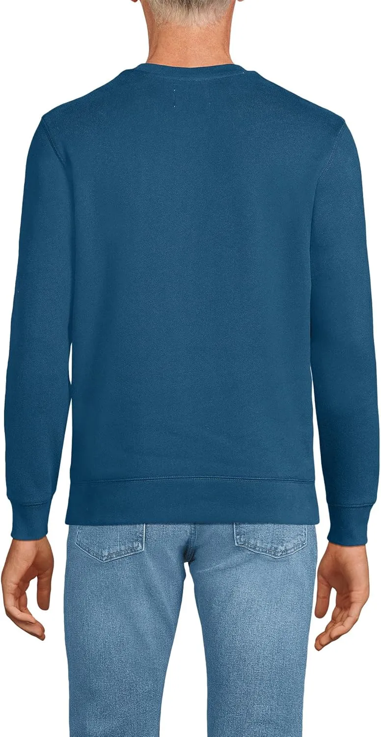Lands' End Men's Serious Sweats French Terry Crewneck Sweatshirt