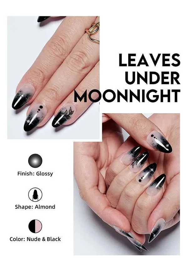 Leaves Under [Moonnight] | PRESS ON NAILS