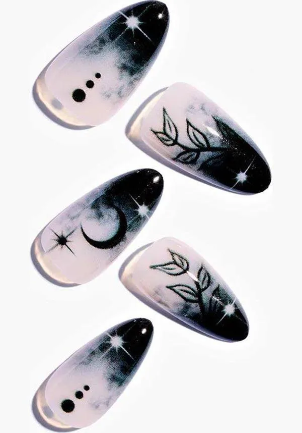 Leaves Under [Moonnight] | PRESS ON NAILS