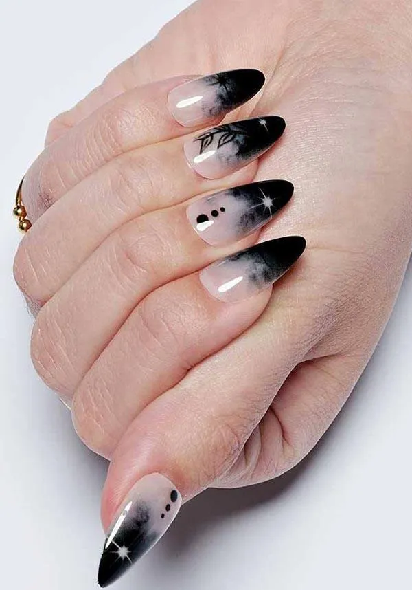 Leaves Under [Moonnight] | PRESS ON NAILS