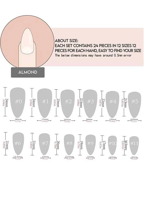 Leaves Under [Moonnight] | PRESS ON NAILS