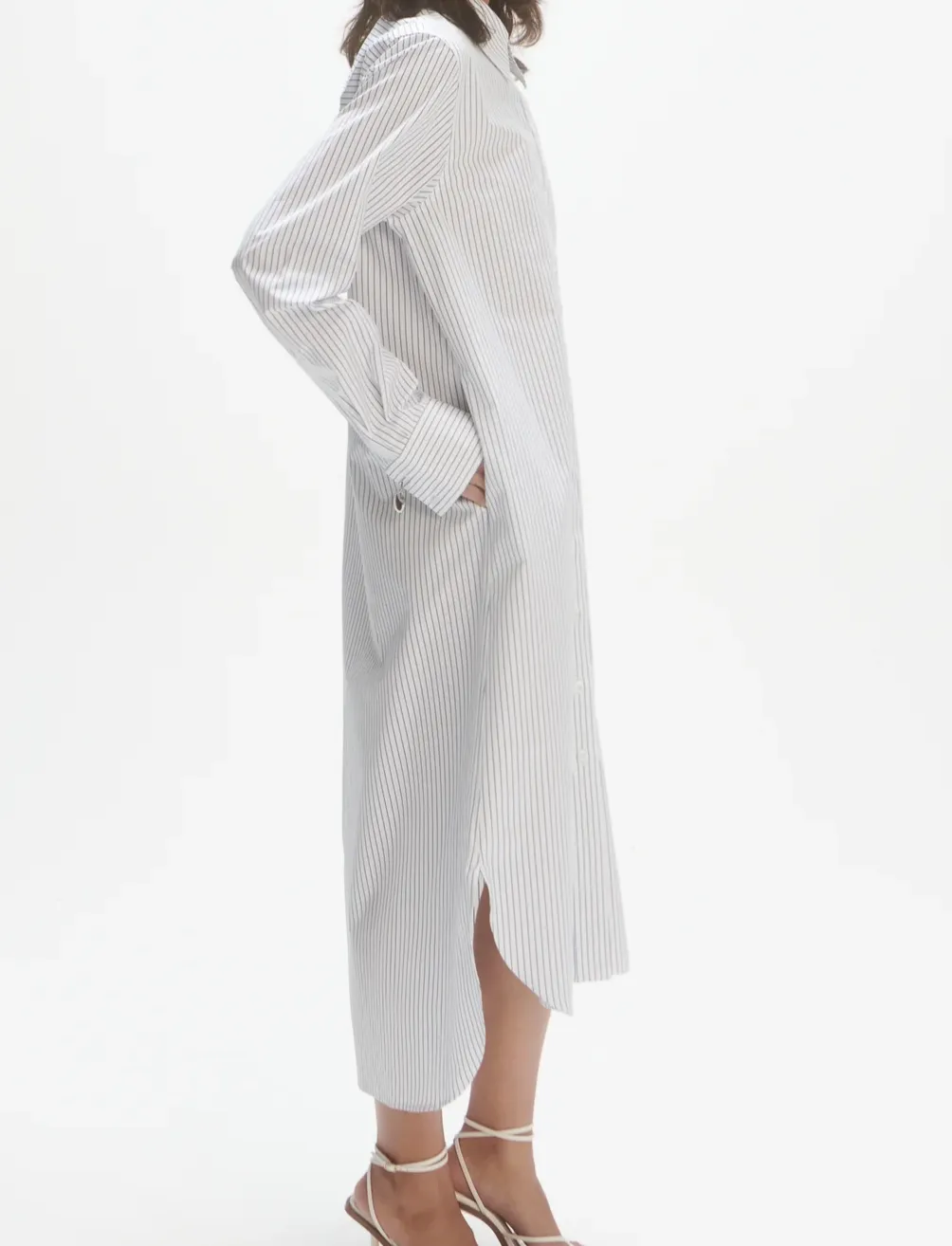 Les Coyotes De Paris Double Collar Shirt Dress