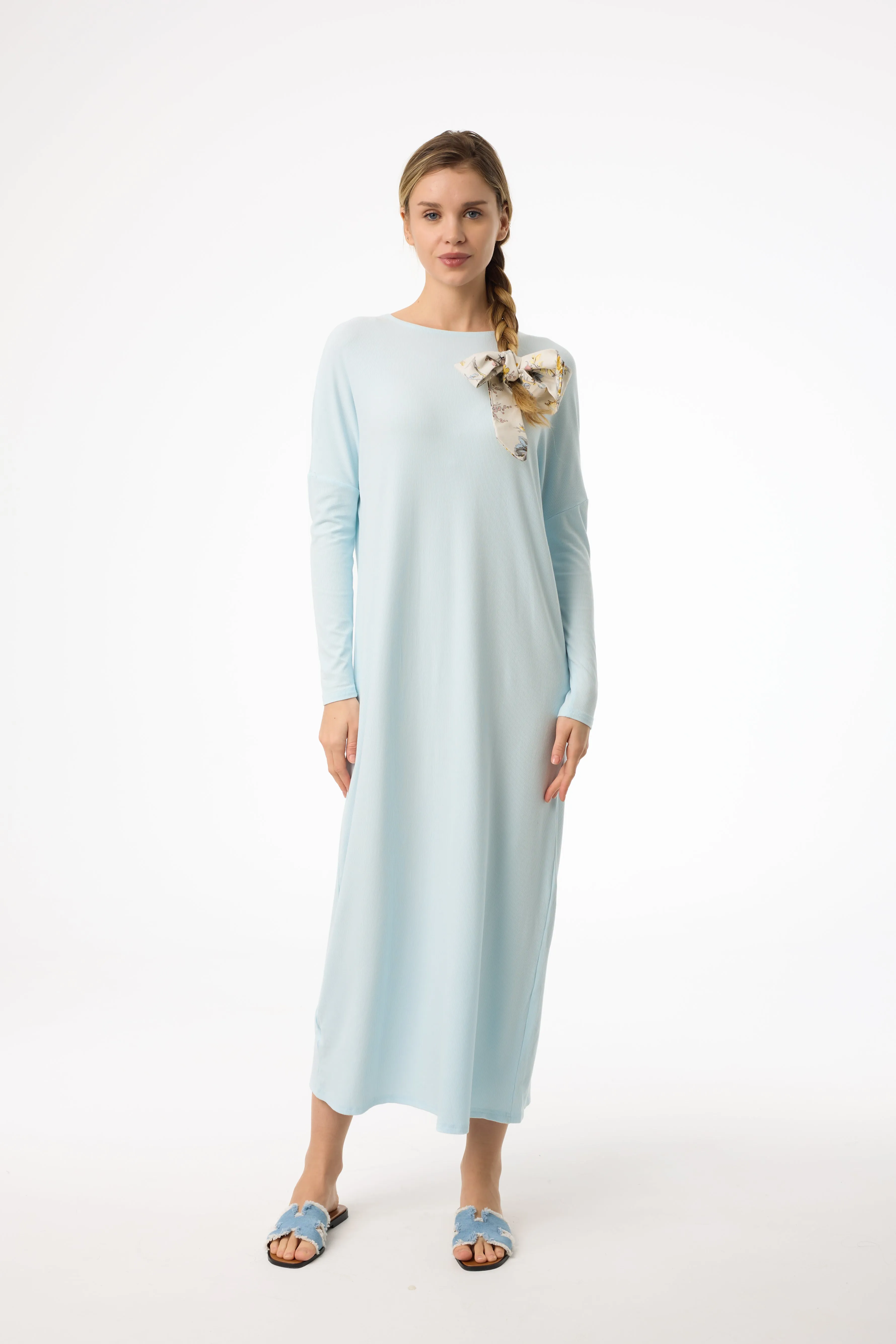 Light Blue Swing Maxi