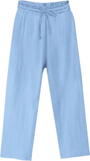 Linen Pants for Women Baggy 2025 Plus Size Straight Leg Pants Wide Leg Solid Palazzo Trousers Beach Travel Outfits
