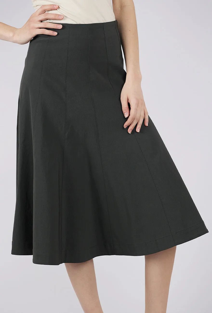 Magic Stretch Swing Skirt, Anthracite